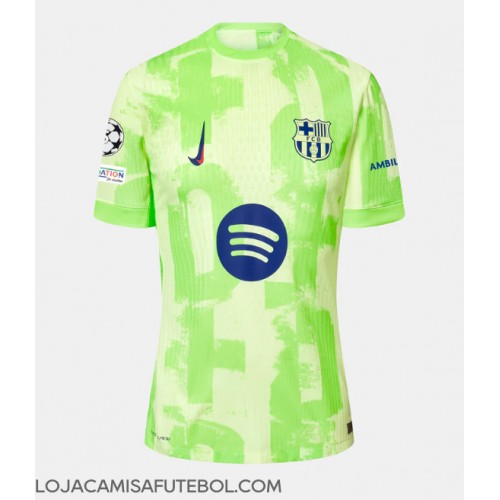 Camisa de Futebol Barcelona Equipamento Alternativo 2024-25 Manga Curta